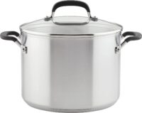Cuisinart Stock Pot Stainless Steel 8 Quart 766-24 Cooking Stockpot with Lid
