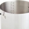 KitchenAid Stainless Steel Stockpot with Measuring Marks and Lid, 8 Quart, Brushed Stainless Steel