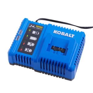 Kobalt KBCD 2424-03 24-Volt Max 2-Pack 4 Amp-Hour Lithium Power Tool Battery Kit (Charger Included)