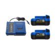 Kobalt KBCD 2424-03 24-Volt Max 2-Pack 4 Amp-Hour Lithium Power Tool Battery Kit (Charger Included)