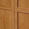 Lark Manor Elborough Manufactured Wood Armoire Highland Oak