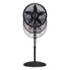 Lasko 18" 3-Speed Oscillating Cyclone Pedestal Fan with Remote and Timer, 1843, Black Lasko 18