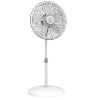 Lasko 18" Oscillating 3-Speed Elegance & Performance Pedestal Fan, 1820, White
