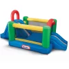 Little Tikes 632891C Jump and Double Slide Bouncer, 168.00 L x 108.00 W x 84.00 H Inches , White
