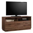 Mainstays 3 Door TV Stand Console, for TVs up to 50 inch, Canyon Walnut Finish