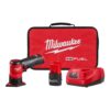 Milwaukee 2531-21HO M12 FUEL 12-Volt Lithium-Ion Brushless Cordless Orbital Detail Sander Kit with (1) High Output 2.5 Ah Battery