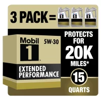 Mobil 1 Annual Protection Full Synthetic Motor Oil 5W-30, 5 Quart