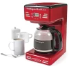 Nostalgia NRCOF12RR Retro 12-Cup Programmable Coffee Maker With LED Display