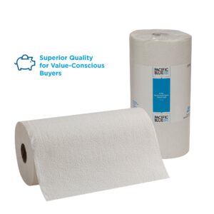 Pacific Blue Select Perforated Roll Towel by GP PRO 2 Ply - 8.80" x 11" - 250 Sheets/Roll - White - Strong, Absorbent, Perforated - For Office Building - 12 / Carton