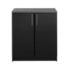 Prepac BEB-3216 Elite Home Storage Black Base Cabinet with Melamine Countertop