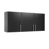 Prepac BEW-5424 Elite Storage Cabinet, 54 in Wall, Black