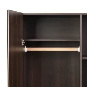 Prepac Elite Espresso Wardrobe Cabinet with Storage 32 in W. x 65 in H. x 21 in D.