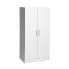 Prepac WES-3264 Wood Freestanding Garage Cabinet in White (32 in. W x 65 in. H x 16 in. D)