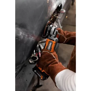 RIDGID R86047B 18V Brushless Cordless 4-1/2 in. Paddle Switch Angle Grinder (Tool Only)