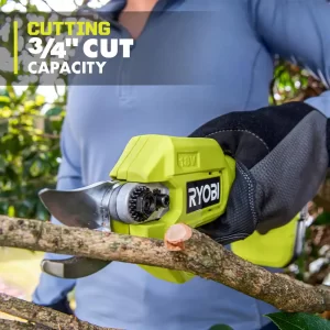 RYOBI P2540VNM ONE+ 18V Cordless Pruner with 2.0 Ah Battery and Charger