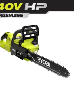RYOBI RY405010BTL 40V HP Brushless 14 in. Cordless Battery Chainsaw (Tool Only)