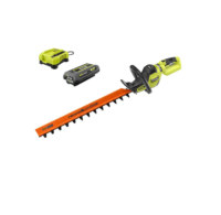 RYOBI RY40660VNM 40V HP Brushless Whisper Series 26 in. Cordless Battery Hedge Trimmer with 2.0 Ah Battery and Charger