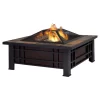 Real Flame 906-BK Morrison 34 in. Wood Burning Fire Pit