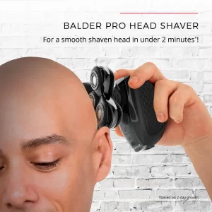 Remington Balder Pro Head Shaver, Cordless, 100% Waterproof, Black