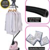 SALAV, PINK LIMITED EDITION Upright Garment Steamer with Roll Wheels For Easy Movement, 1.8L Water Tank for 1 Hour Continuous Steaming, Adjustable Pole for Storage, 1500 watts GS18-DJ
