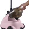 SALAV, PINK LIMITED EDITION Upright Garment Steamer with Roll Wheels For Easy Movement, 1.8L Water Tank for 1 Hour Continuous Steaming, Adjustable Pole for Storage, 1500 watts GS18-DJ