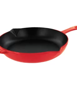 STAUB 1223006 STAUB Cast Iron Fry Pan, 12-inch, Cherry