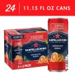 Sanpellegrino Italian Sparkling Drink Aranciata Rossa, Sparkling Orange and Blood Orange Beverage, 24 Pack of 11.15 Fl Oz Cans 267.6 fl oz