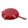 Staub 1222606 Cast Iron 10-inch Fry Pan - Cherry, Made in France