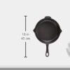Staub 1222625 Cast Iron 10-inch Fry Pan - Matte Black, Made in France