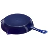 Staub 1222691 Cast Iron 10-inch Fry Pan - Dark Blue, Made in France