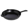 Staub 1223025 Cast Iron 12-inch Fry Pan - Matte Black, Made in France