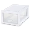 Sterilite 1.5 Gallon Plastic Drawer Chests, White, 6 Count Sterilite 1.5 Gallon Plastic Drawer Chests, White, 6 Count