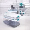 Sterilite 32 Qt Plastic Clear Stackable Latching Storage Box Container (12 Pack) Sterilite 32 Qt Plastic Clear Stackable Latching Storage Box Container (12 Pack)