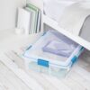 Sterilite 37 Qt. Gasket Box Blue Aquarium