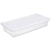 Sterilite 41 Quart Lightweight Under Bed Storage Box Container, 6 Pack