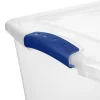 Sterilite 66 Qt. Latch Box Plastic, Stadium Blue, Set of 6