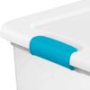 Sterilite Plastic 15 Quart Storage Box Container with Latching Lid, 24 Pack