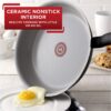 T-fal Cookware G917SE64 Initiatives Ceramic Nonstick Dishwasher Safe Toxic Free 14-Piece Cookware Set, Black