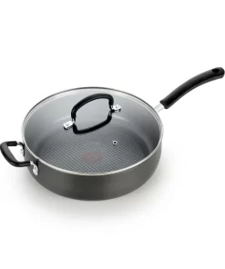 T-fal E76582 Ultimate Hard Anodized, Nonstick 5 Qt. Jumbo Cooker, Black, 5 Quart, Grey