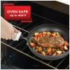 T-fal E76582 Ultimate Hard Anodized, Nonstick 5 Qt. Jumbo Cooker, Black, 5 Quart, Grey