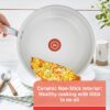 T-fal Fresh Recycled Aluminum Ceramic Non-Stick 12-Piece, Grey Cookware Set T-fal Fresh Recycled Aluminum Ceramic Non-Stick 12-Piece, Grey Cookware Set