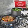 T-fal J145S2 Ultimate Hard Anodized, Nonstick 16 In. x 13 In. Roaster with Rack, Black, , 16 Inch x 13 Inch, Grey