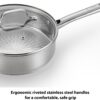 T-fal Pro E760SC Performa Stainless Steel Dishwasher Oven Safe Cookware Set, 12-Piece, Silver, 0