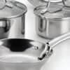 T-fal Pro E760SC Performa Stainless Steel Dishwasher Oven Safe Cookware Set, 12-Piece, Silver, 0