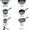 T-fal Signature Titanium Nonstick 12 Piece Cookware Set, Grey, B061SC T-fal Signature Titanium Nonstick 12 Piece Cookware Set, Grey, B061SC