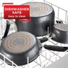 T-fal Signature Titanium Nonstick 12 Piece Cookware Set, Grey, B061SC T-fal Signature Titanium Nonstick 12 Piece Cookware Set, Grey, B061SC