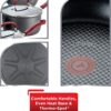 T-fal Ultimate Hard Anodized Dishwasher Safe Nonstick Cookware Set, 12-Piece, Red