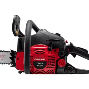 Troy-Bilt TB4214 14 in. 42 cc 2-Cycle Lightweight Gas Chainsaw with Automatic Chain Oiler