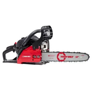 Troy-Bilt TB4214 14 in. 42 cc 2-Cycle Lightweight Gas Chainsaw with Automatic Chain Oiler