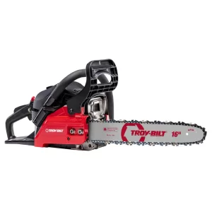 Troy-Bilt TB4216 16 in. 42 cc 2-Cycle Lightweight Gas Chainsaw with Automatic Chain Oiler